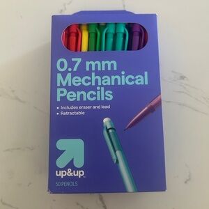 Up & Up 0.7mm Mechanical Pencils 50 Pack | Retractable | New